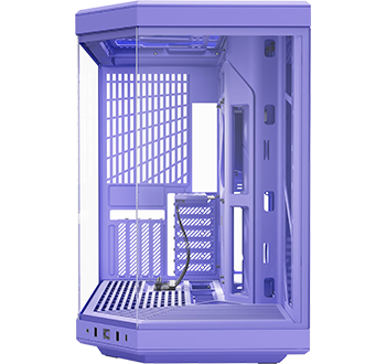 View of the front of the case
