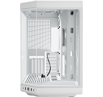 View of the front of the case