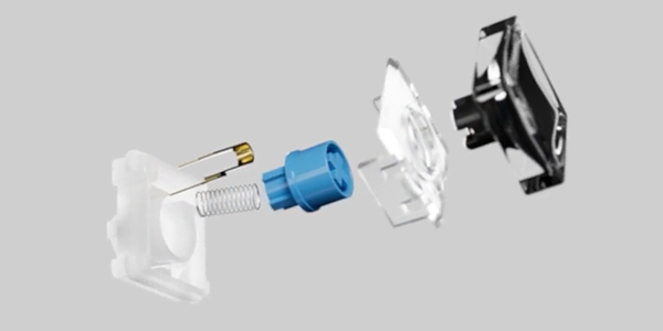 Blue power switch design.