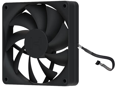Single fan with PWM lead trailing off