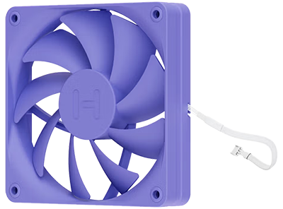 Single fan with PWM lead trailing off