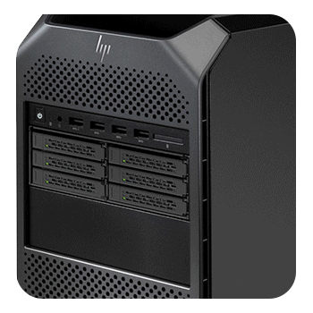 Drives being swapped from enclosure