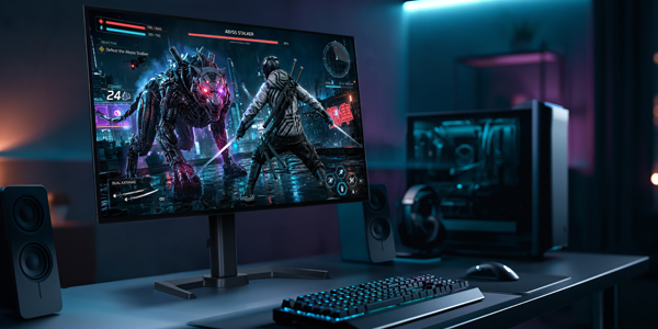 G-MASTER gaming monitor on a desk
