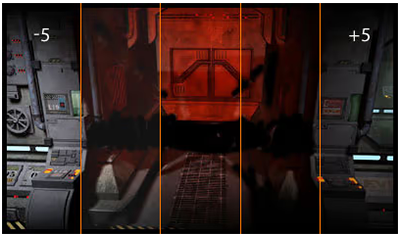 Black tuner mode showing clearer visuals in the dark