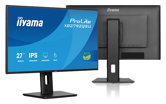 27-inch ProLite XB2792QSU-B1 QHD IPS Monitor from iiyama