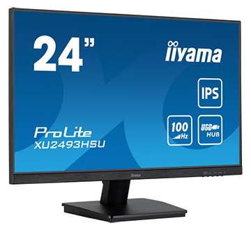 24-inch Full HD 100Hz IPS Monitor with USB-Hub from iiyama