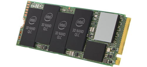 1TB Intel 665p series PCIe QLC 3D SSD