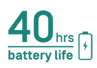 40 Hour Battery Life