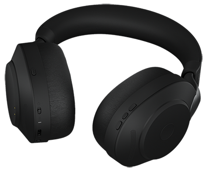 Jabra Evolve2 85 headset with busylight off.