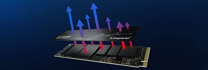 Shot of Low profile graphene aluminium heat spreader
