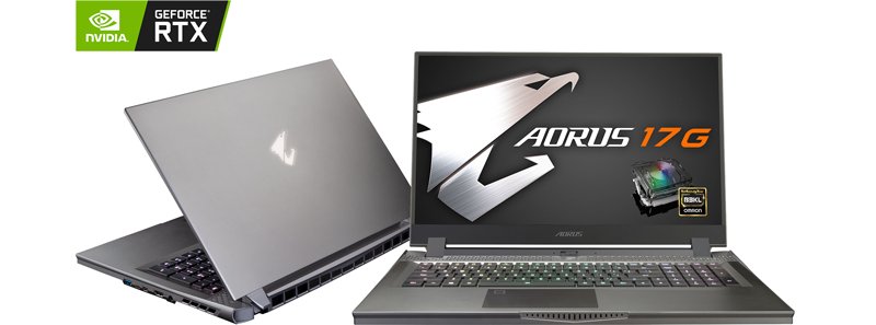 GIGABYTE AORUS 17G Series Gaming Laptop i7 RTX GPU