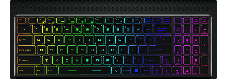 MSI RGB keyboard