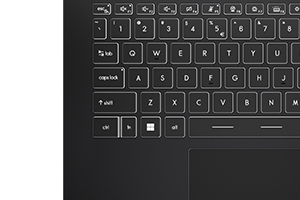 Keyboard of Modern 14 Laptop to highlight.