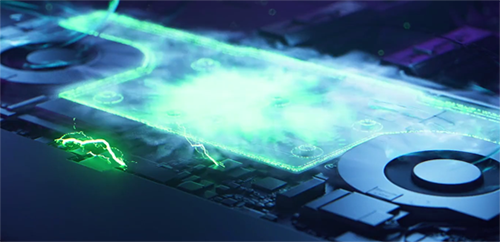 internal fans and thermal pad