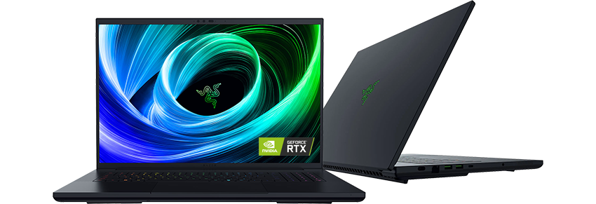 Razer Blade 18 (2025) - PC Gaming Portable 18" - RTX 5070 Ti - Intel Core Ultra 9 275HX - 32 Go RAM - 1 To SSD - Écran Dual Mode UHD+ 240Hz/FHD+ 440Hz - Clavier QWERTZ Allemand