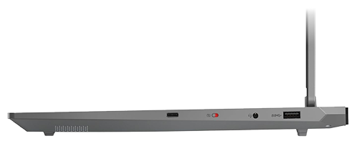 side I/O of laptop