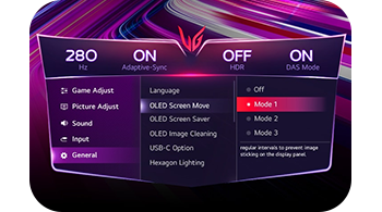 OLED Screen Move