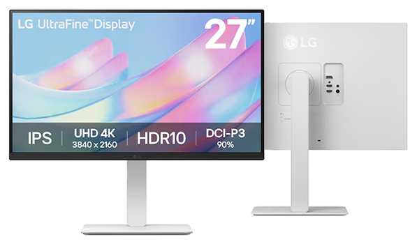 27-inch UltraFine™ 27US550-W 4K UHD IPS Monitor from LG