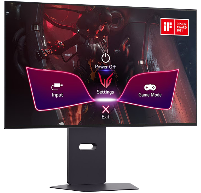 Monitor Showing Main Menu