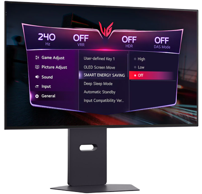 Monitor showing Input UI