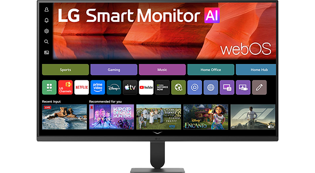 LG Smart Monitor AI U5s 32U501SB-B Hero Image