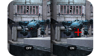 On-Screen Crosshair to help with aiming