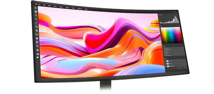 LG Monitor colour