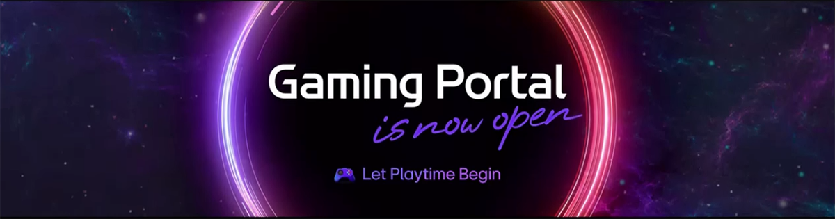 Gaming portal banner