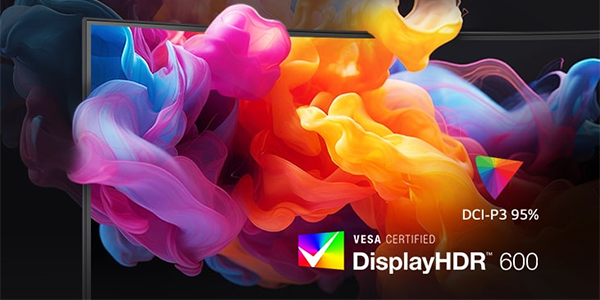 VESA DisplayHDR™ 600.