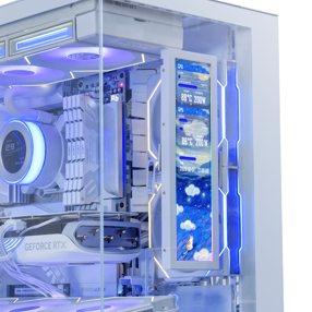 Screen Mounted in Case Side Fan Bracket