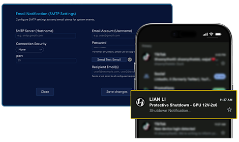 Lian Li Gmail notification