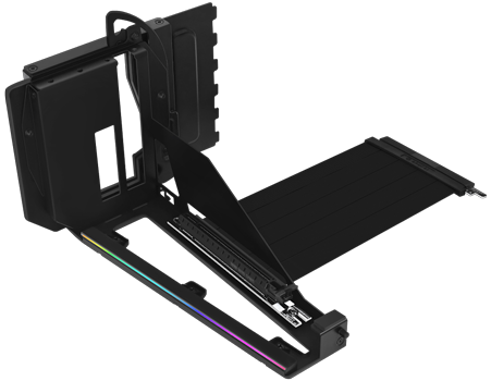 155mm Lian Li 4-slot Vertical GPU Kit v3 with ARGB PCIe Riser