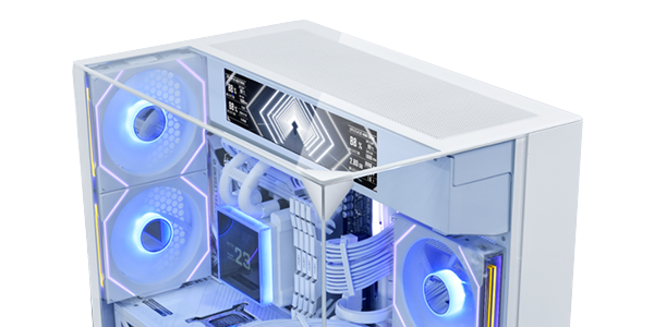 O11 Vision-M installed to case.