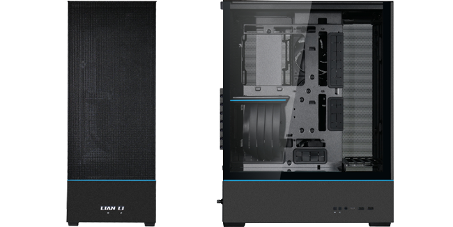 Lian Li SUP01 Black Mid Tower Tempered Glass PC Gaming Case