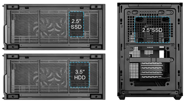 HDD and SSD support