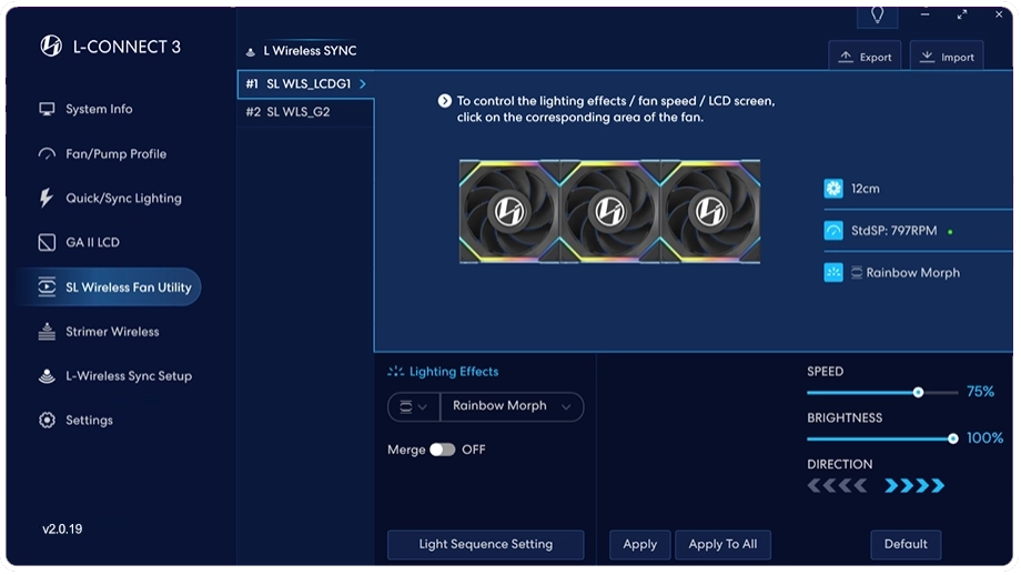 ARGB Customisation in L-Connect 3