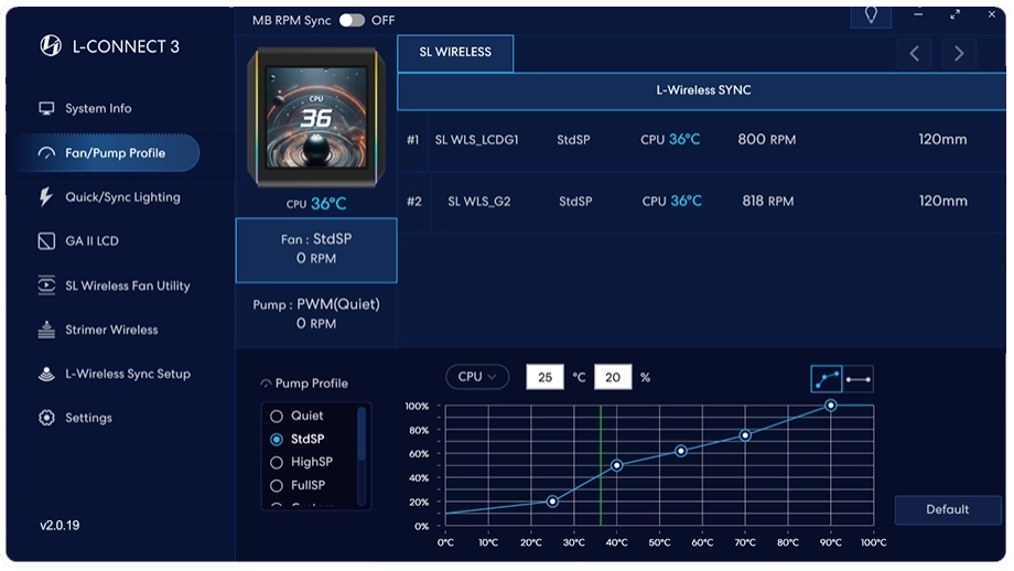 Fan Curve Setup in L-Connect 3
