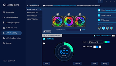 LCD Customisation in L Connect 3