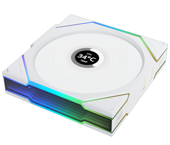 Dual Zone Fan ARGB Strips Highlighted with Colour Effect