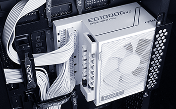 Edge GOLD V2 1000W installed in O11 vision case