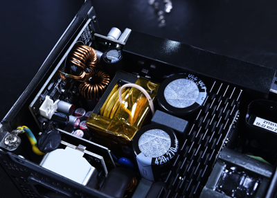 Inside View of PSU: Japanese Capacitors