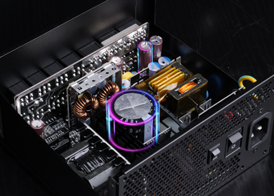 Inside View of PSU: Japanese Capacitors