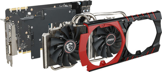 Parts of MSI GTX 980