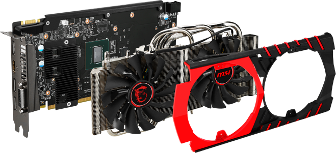 Parts of MSI GTX 960