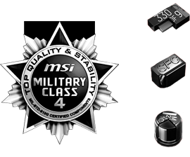 MSI Military Class 4 Components