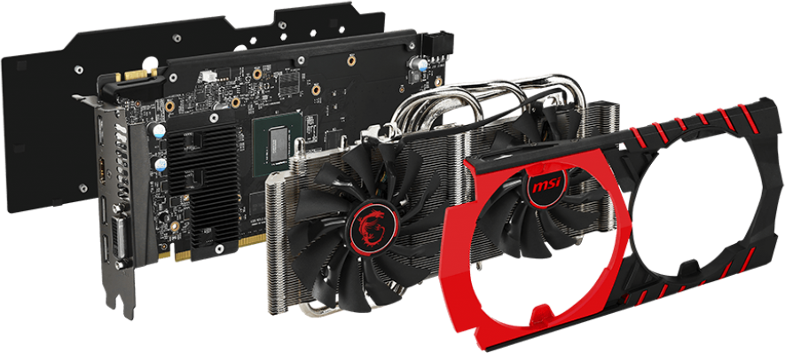 Parts of MSI GTX 960