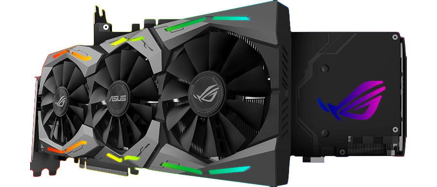 ASUS AMD Radeon RX VEGA 64 ROG Strix OC Gaming 8GB HBM2 Graphics Card LN86741 ROG STRIX RXVEGA64 O8G GAMING SCAN UK