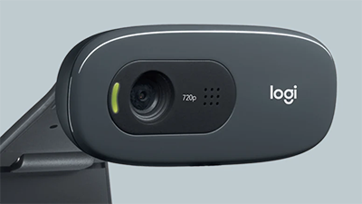 C720 webcam angled slightly to the right.