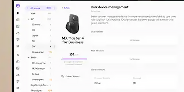 Logitech Sync cloud based management portal.