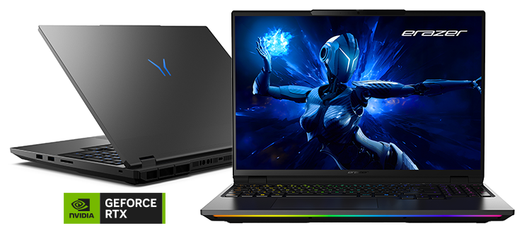 ERAZER Beast 16 X1 Ultimate WQXGA Ultra 9 GeForce RTX 5090 Gaming Laptop from Medion.